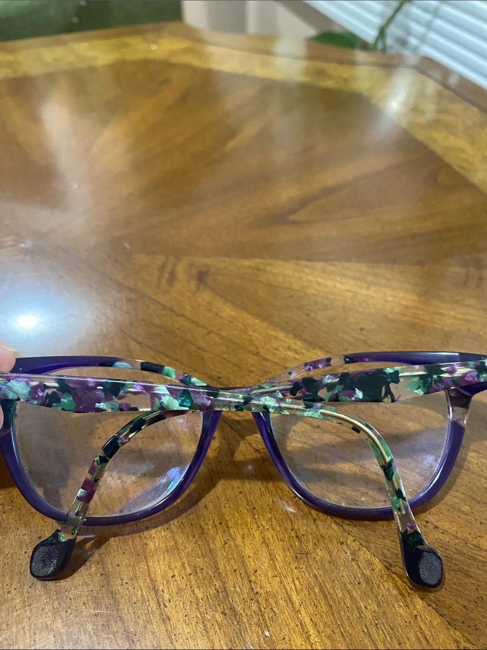 Purple Women's Cat-Eye Glasses - Fashion Optical Frames - Picture 11 of 11